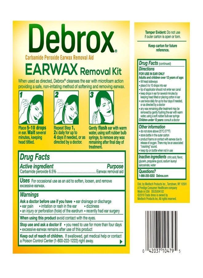 Debrox Earwax Removal Kit (2 Kits) - Image 5